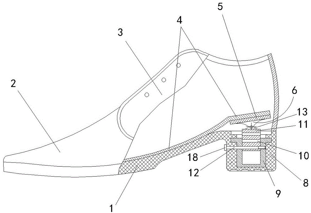 隱形可調(diào)式內(nèi)高跟鞋的制作方法與工藝