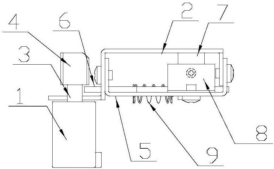 一种电柜箱接地开关反闭锁装置的制作方法