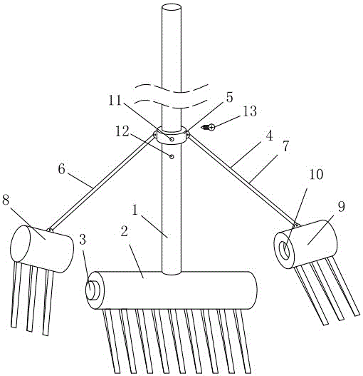 一种钉耙的制作方法与工艺