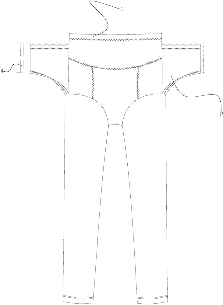 一种打底裤的制作方法与工艺