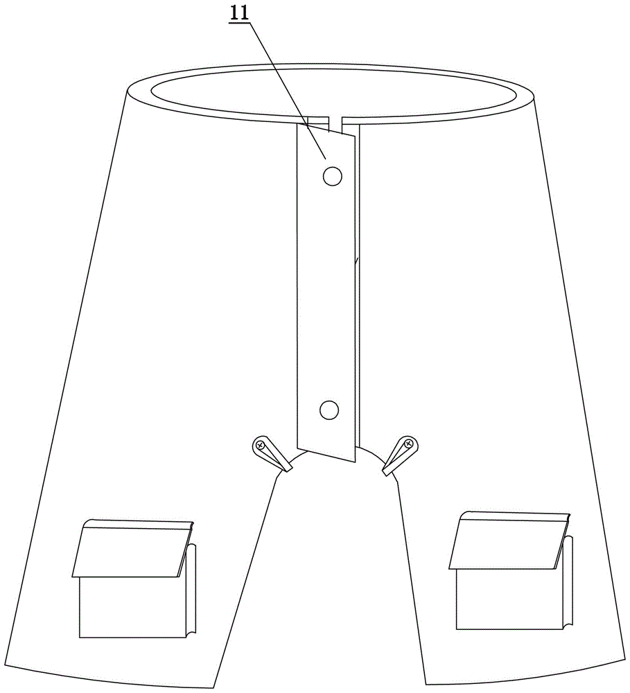 带有引流管的病人使用的一种方便裤的制作方法与工艺