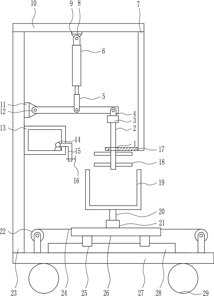 一种桥梁建设用水泥高效搅拌装置的制作方法