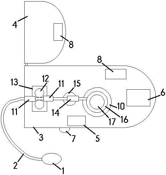 導(dǎo)線外絕緣伸縮型按摩器的制作方法與工藝