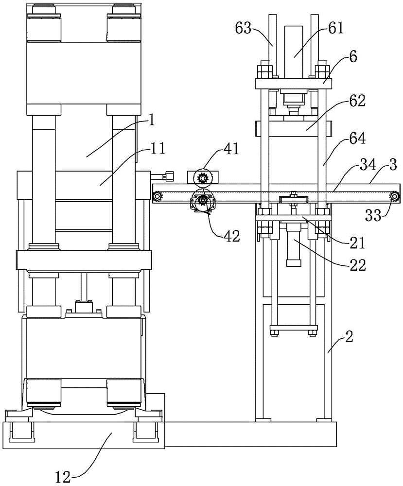 橡胶硫化机的自动换模和清洁机构的制作方法与工艺