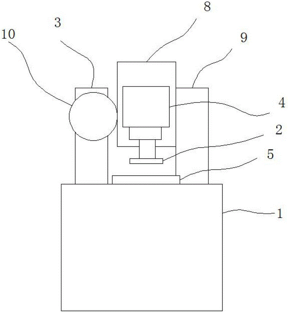 一種防斷裂FOG熱壓機(jī)本壓裝置的制作方法