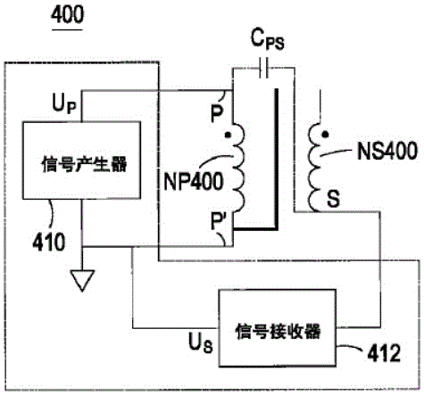 一种变压器间共噪声等效电容测量方法及设备与流程