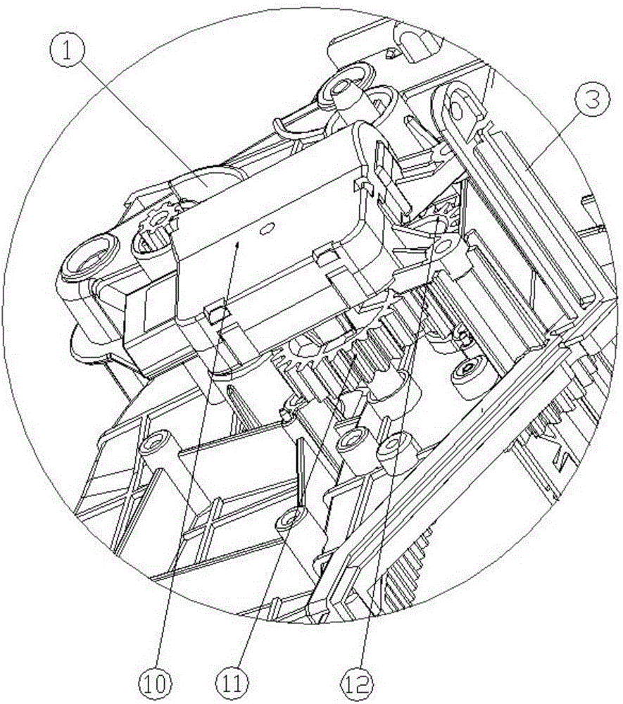 汽车空调冷暖风门机构的制作方法与工艺