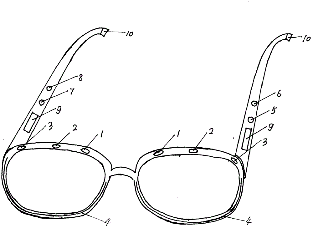 多功能眼镜框架的制作方法与工艺