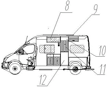 一种带集雨系统的房车的制作方法与工艺