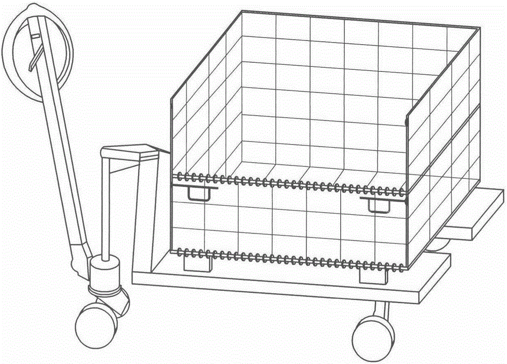 手動升降式模具轉運車的制作方法與工藝