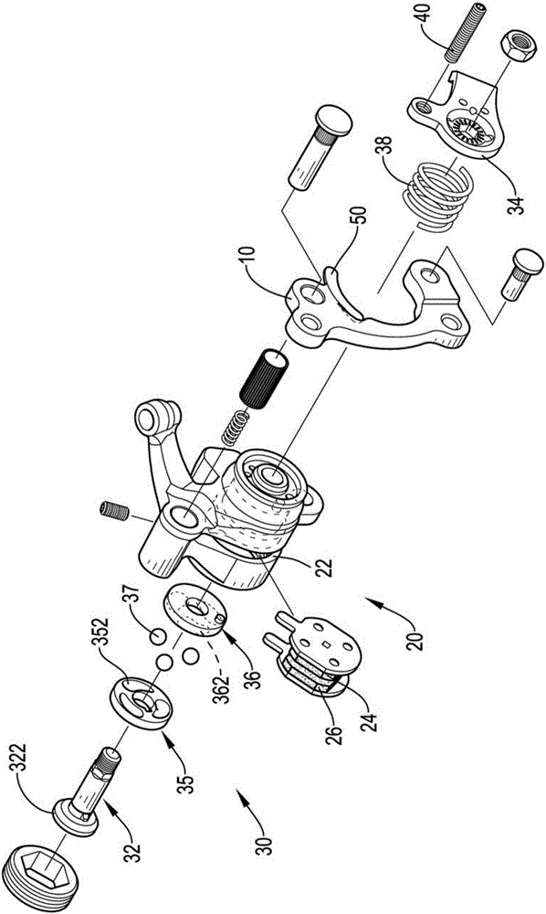 雙動機械式碟剎裝置的制作方法