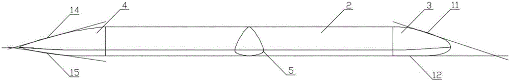 三角形截面動(dòng)力增潛無(wú)壓載水半潛輸運(yùn)艇的制作方法與工藝