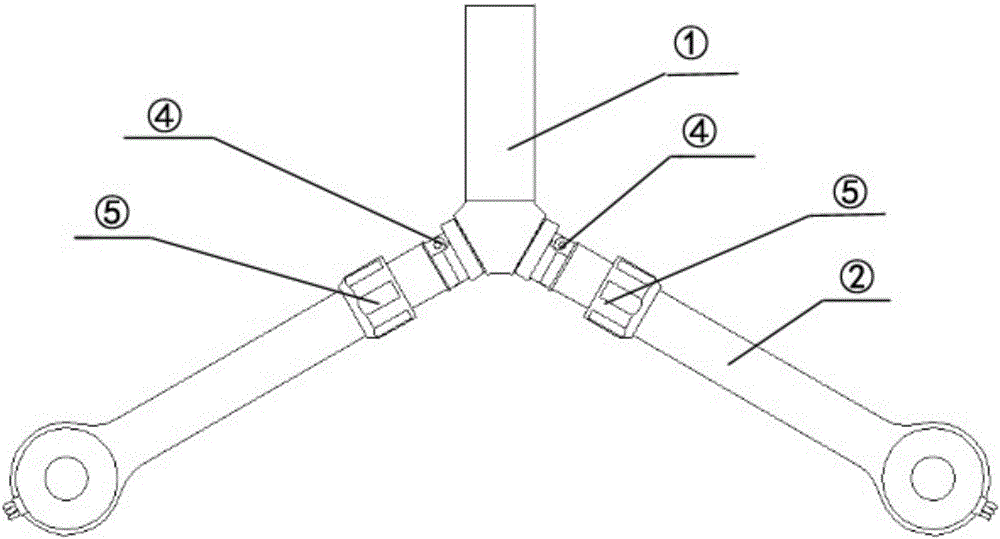一种用于折叠式多旋翼无人机的折叠机构的制作方法与工艺