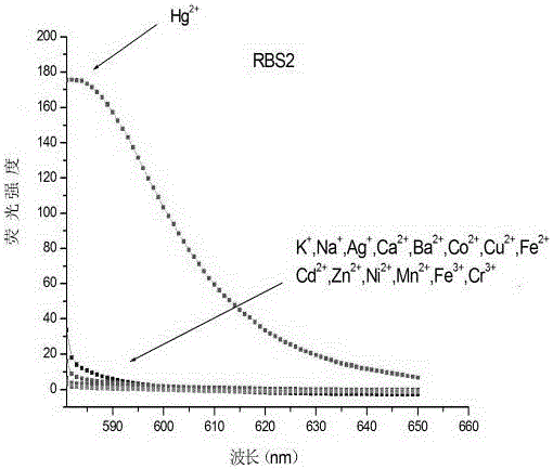 取代罗丹明B酰胺基硫脲类荧光探针化合物及其制备方法和应用与流程