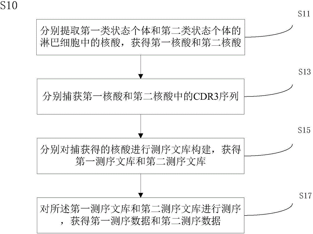 分析个体两类状态的免疫差异、辅助确定个体状态的方法与流程