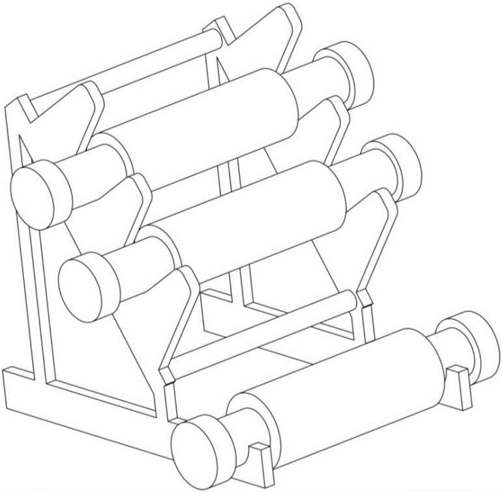 一種多輥備用架的制作方法與工藝