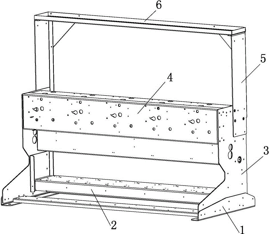 一種可防震消震的絡(luò)筒機(jī)骨架的制作方法與工藝