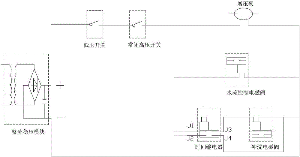 纯水机的控制电路的制作方法