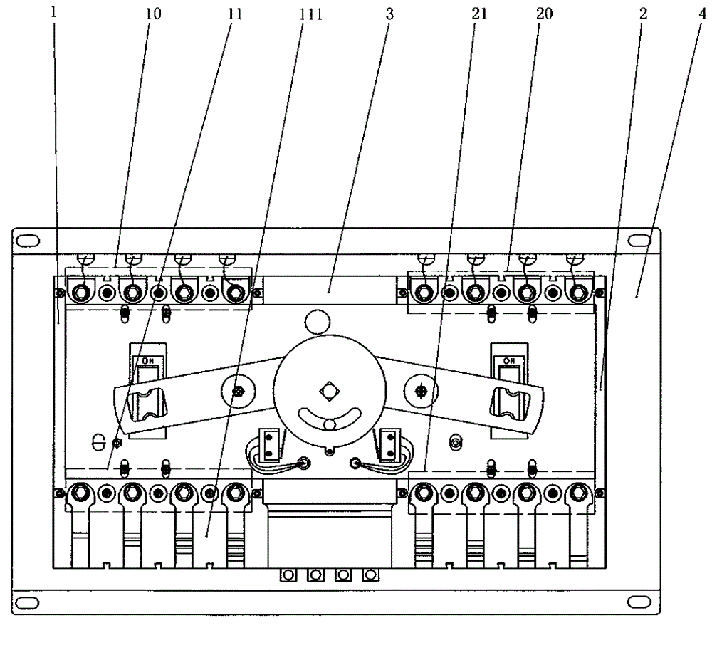 一種專用于雙電源自動(dòng)轉(zhuǎn)換開(kāi)關(guān)的斷路器結(jié)構(gòu)的制作方法與工藝