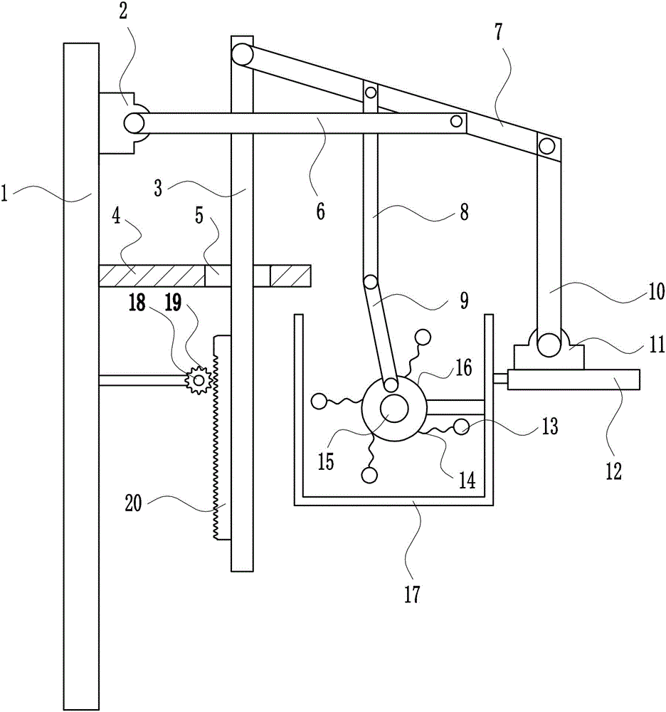 一種橋梁建設施工用提示裝置的制作方法