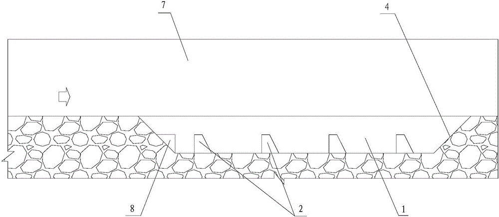 用于高流速導(dǎo)流明渠的消能結(jié)構(gòu)的制作方法與工藝