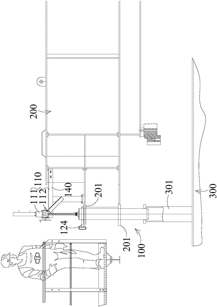 錨定鎖緊裝置及具有該裝置的排土機的制作方法