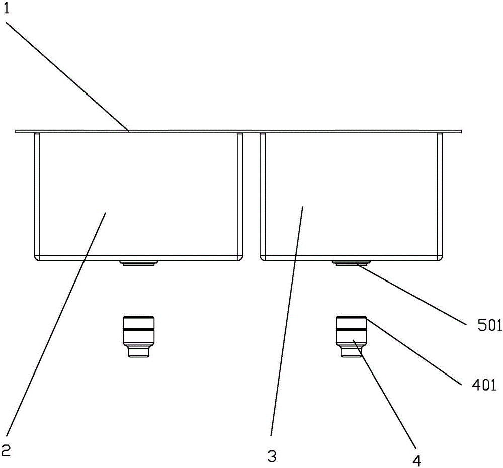 一种防漏厨房水槽的制作方法与工艺