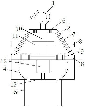 一种单件衣服烘衣架的制作方法与工艺