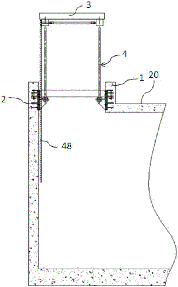 一种新型风井防护门的制作方法与工艺