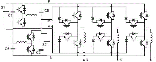 一种采用交叠双电源供电的三相逆变器的制作方法与工艺