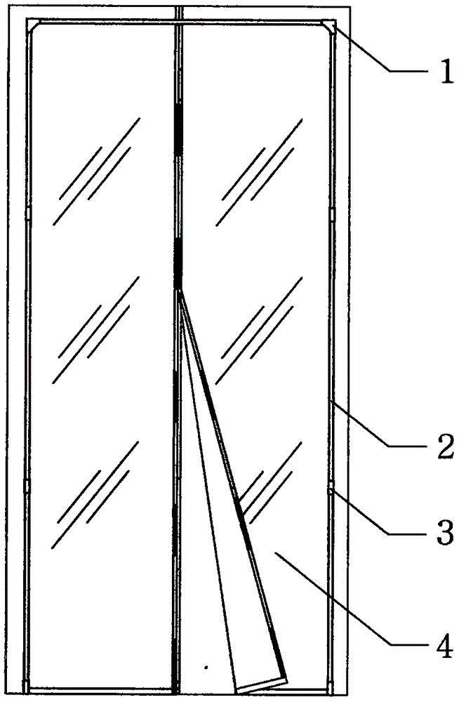 一種便裝磁吸式防蚊紗門的制作方法與工藝