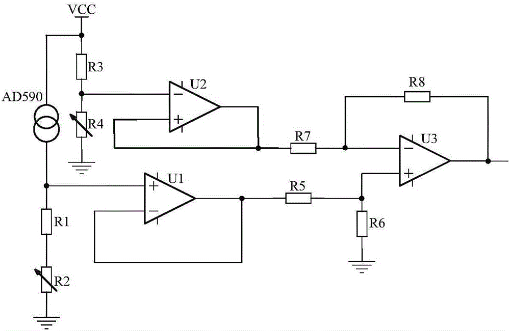 一種井下溫度、壓力參數(shù)測(cè)量電路的制作方法與工藝