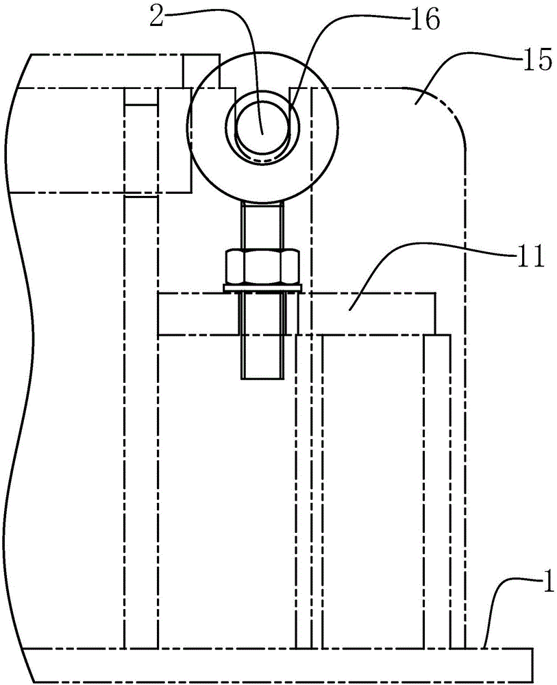一种臂架式泵车可调式尾轮结构的制作方法与工艺