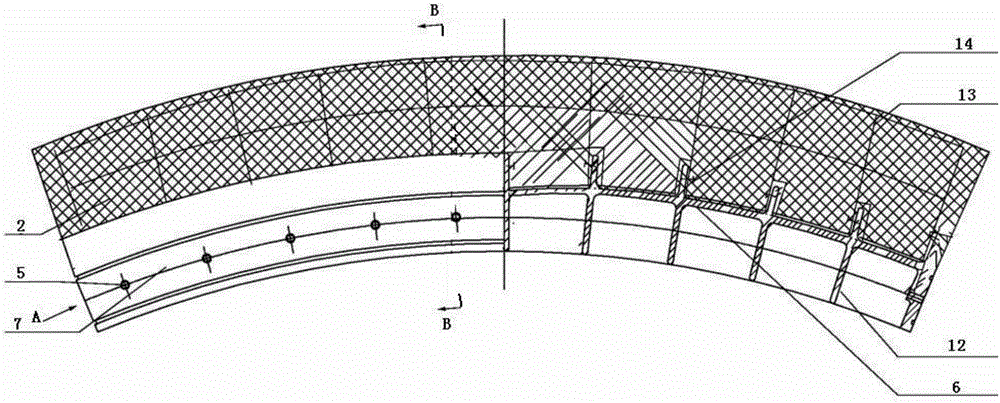 浅埋型球铁框架‑钢筋混凝土组合隧道壁板的制作方法与工艺