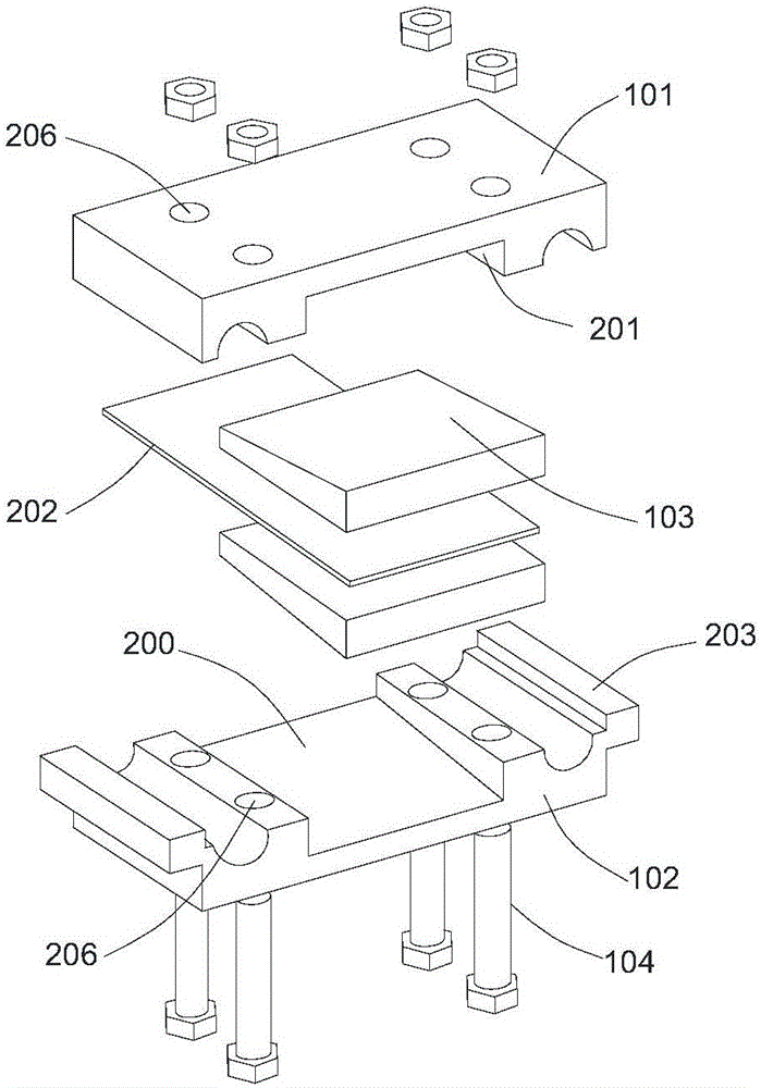 碳纖維板機械夾持錨具以及加固裝置的制作方法