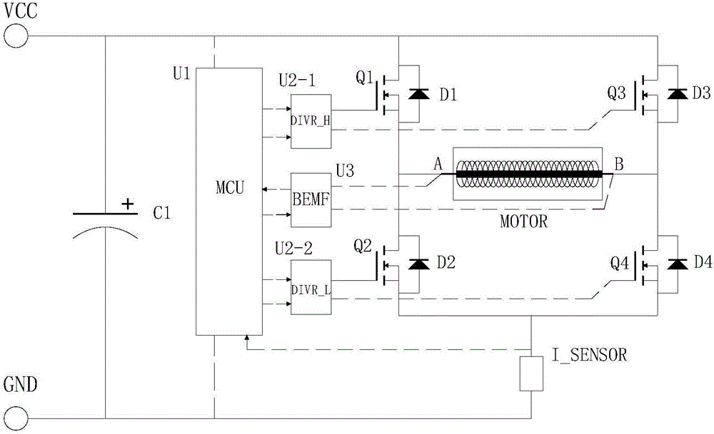 一种无位置传感器的单相直流无刷电机的启动方法与流程