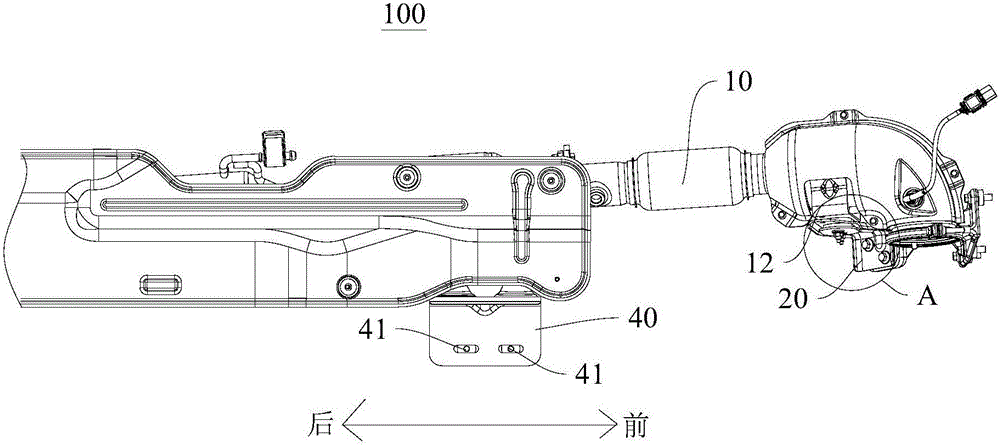 排氣管組件以及具有其的車輛的制作方法與工藝