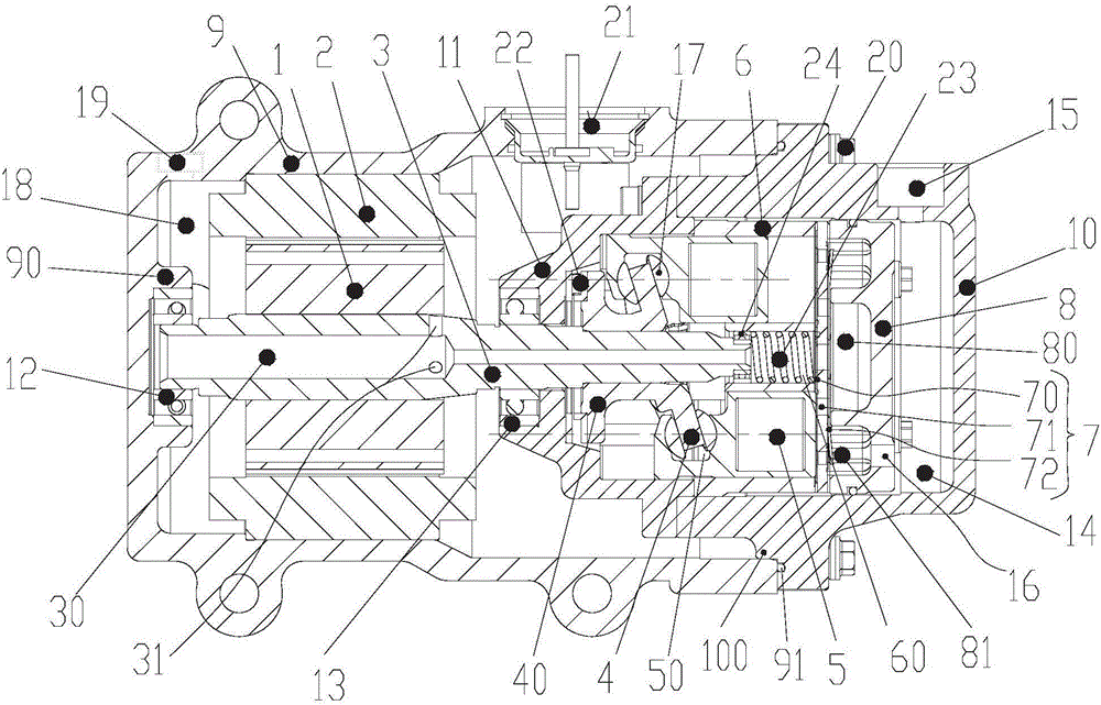 單向斜盤式電動(dòng)壓縮機(jī)的制作方法與工藝