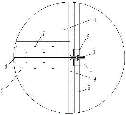 一种玻璃钢烟囱双固定结构的制作方法与工艺