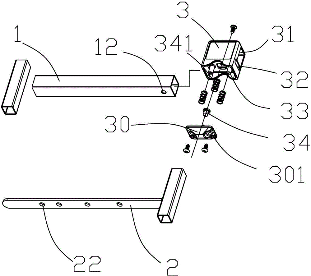 伸缩杆以及具备该伸缩杆的可调折叠桌的制作方法与工艺