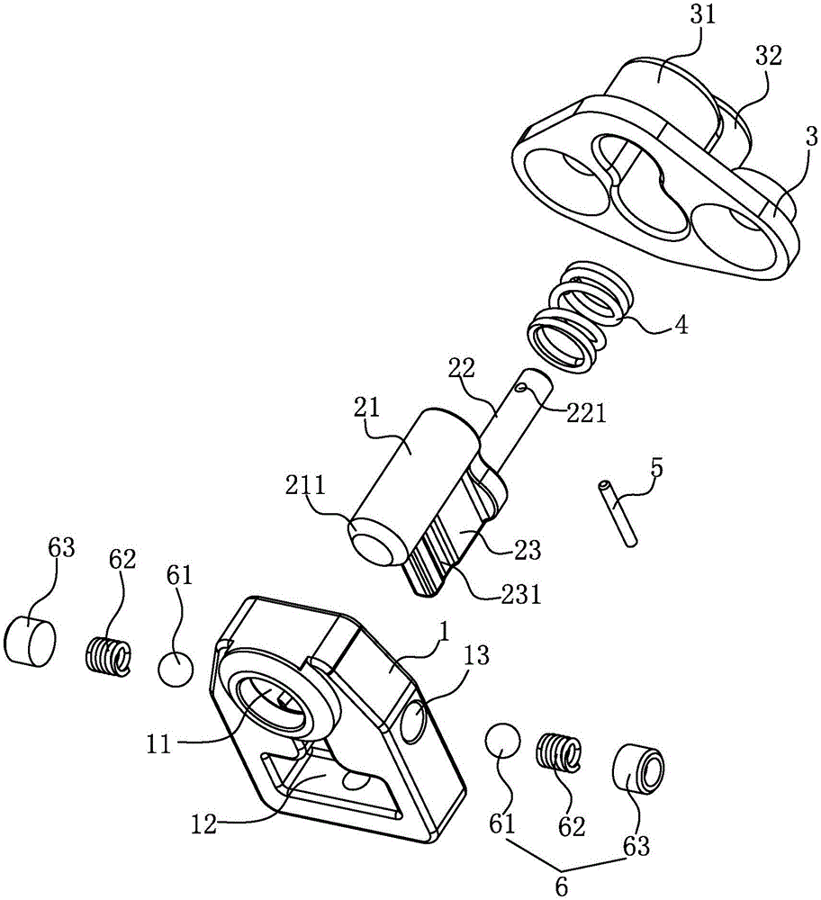 一種頂推卡座的制作方法與工藝