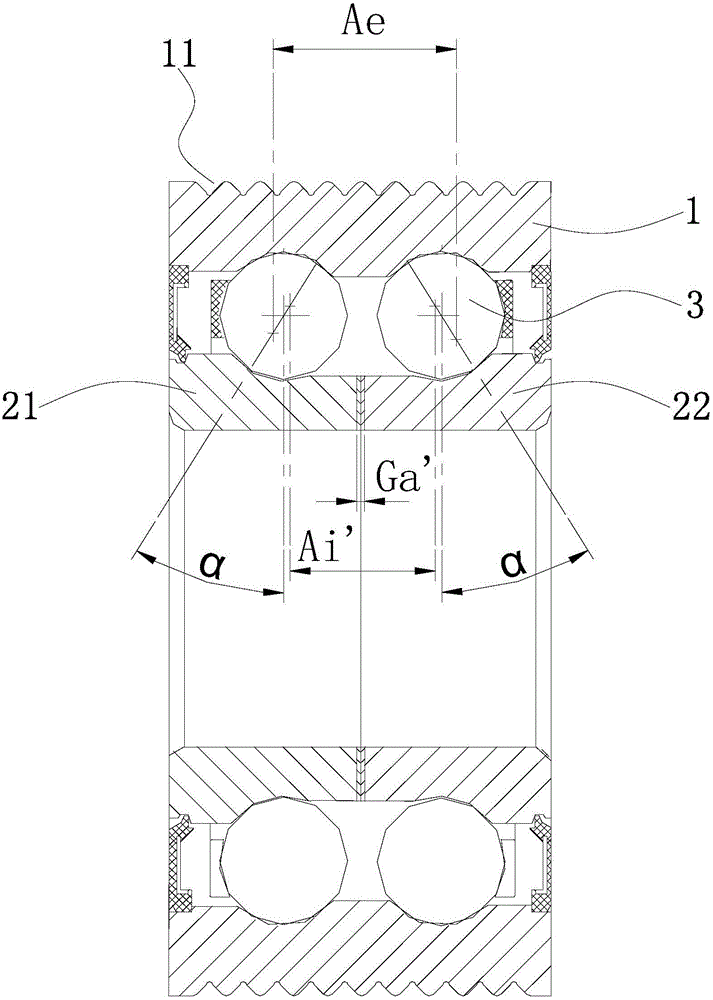 双内圈多楔滑轮型双列角接触球轴承的制作方法与工艺