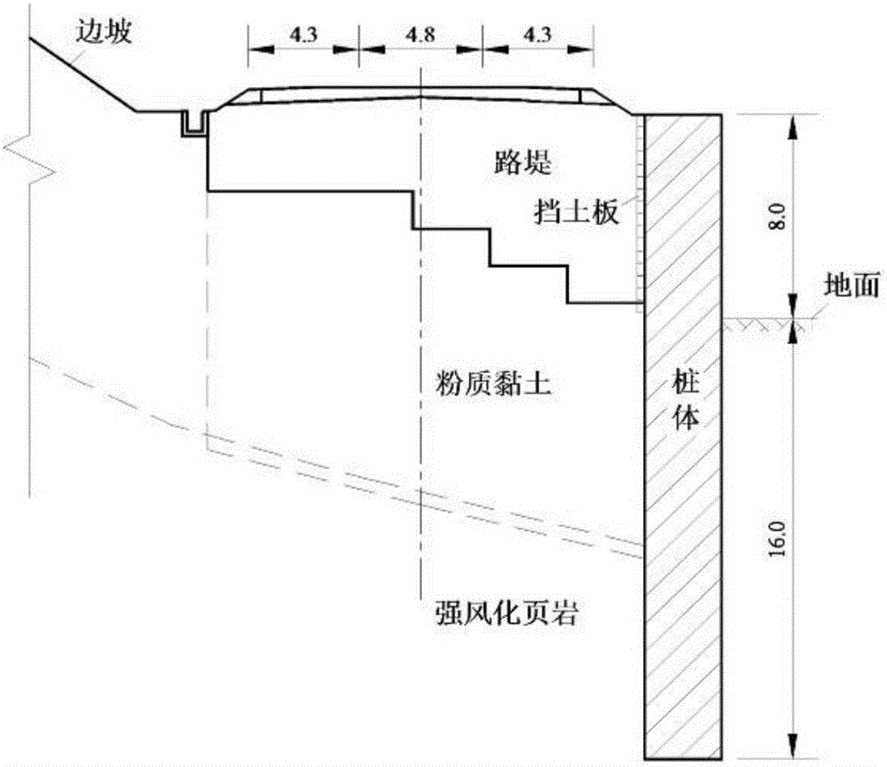 一种高速铁路无砟轨道桩板式挡土墙的设计方法与流程