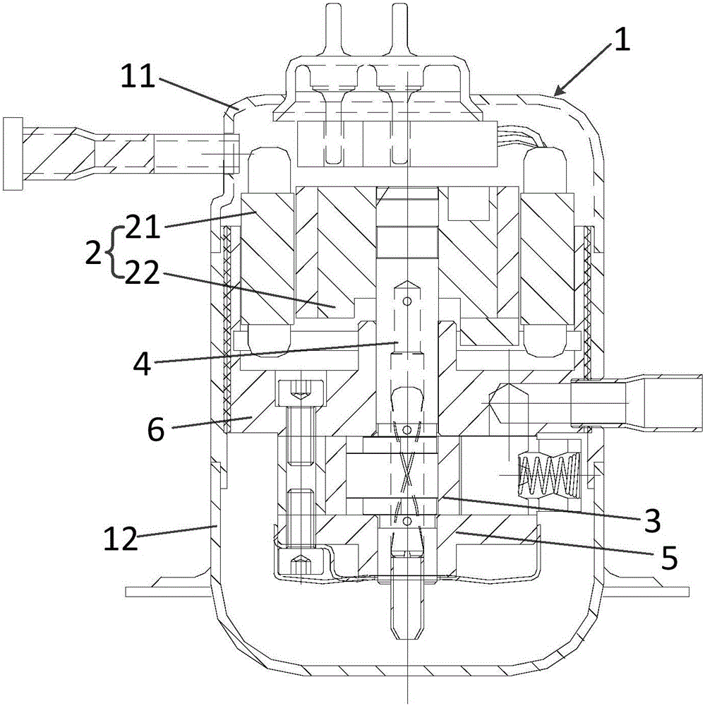 一種壓縮機(jī)及其機(jī)架的制作方法與工藝