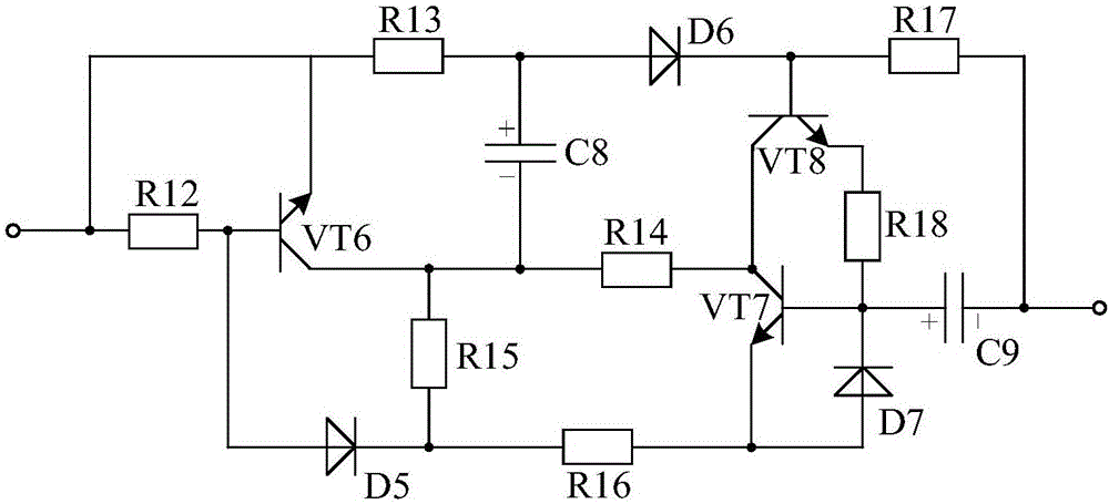 一種基于放大濾波式電壓調(diào)整電路的軟啟動穩(wěn)流電路的制作方法與工藝