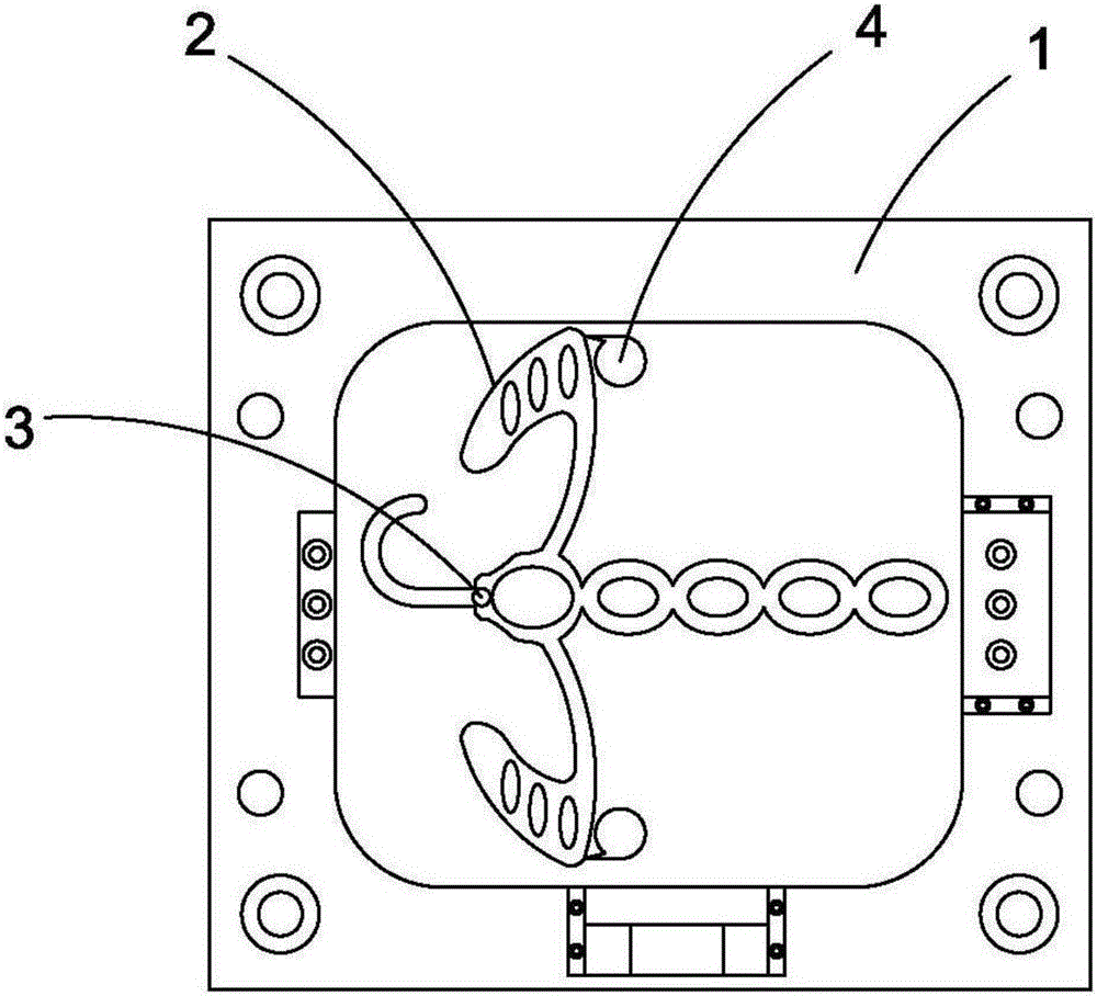一種蜻蜓形衣架的注塑模具的制作方法與工藝