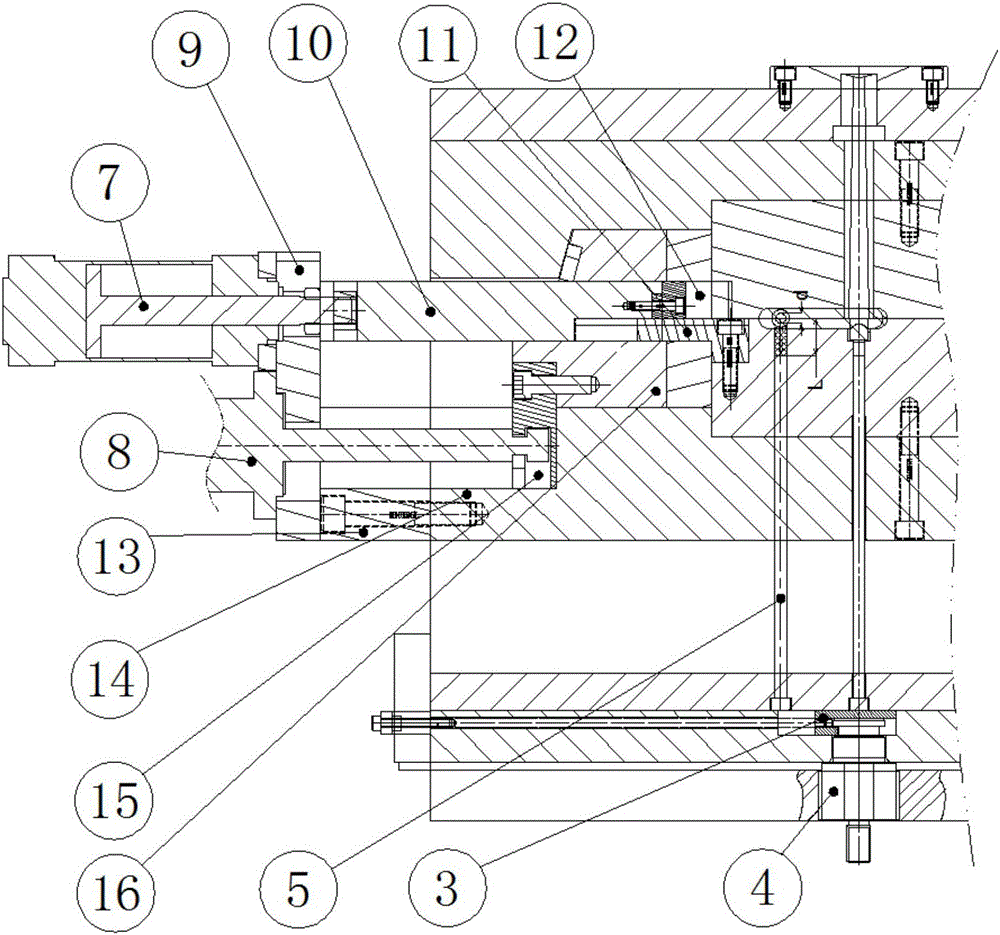 一种自动切断水口的模具的制作方法