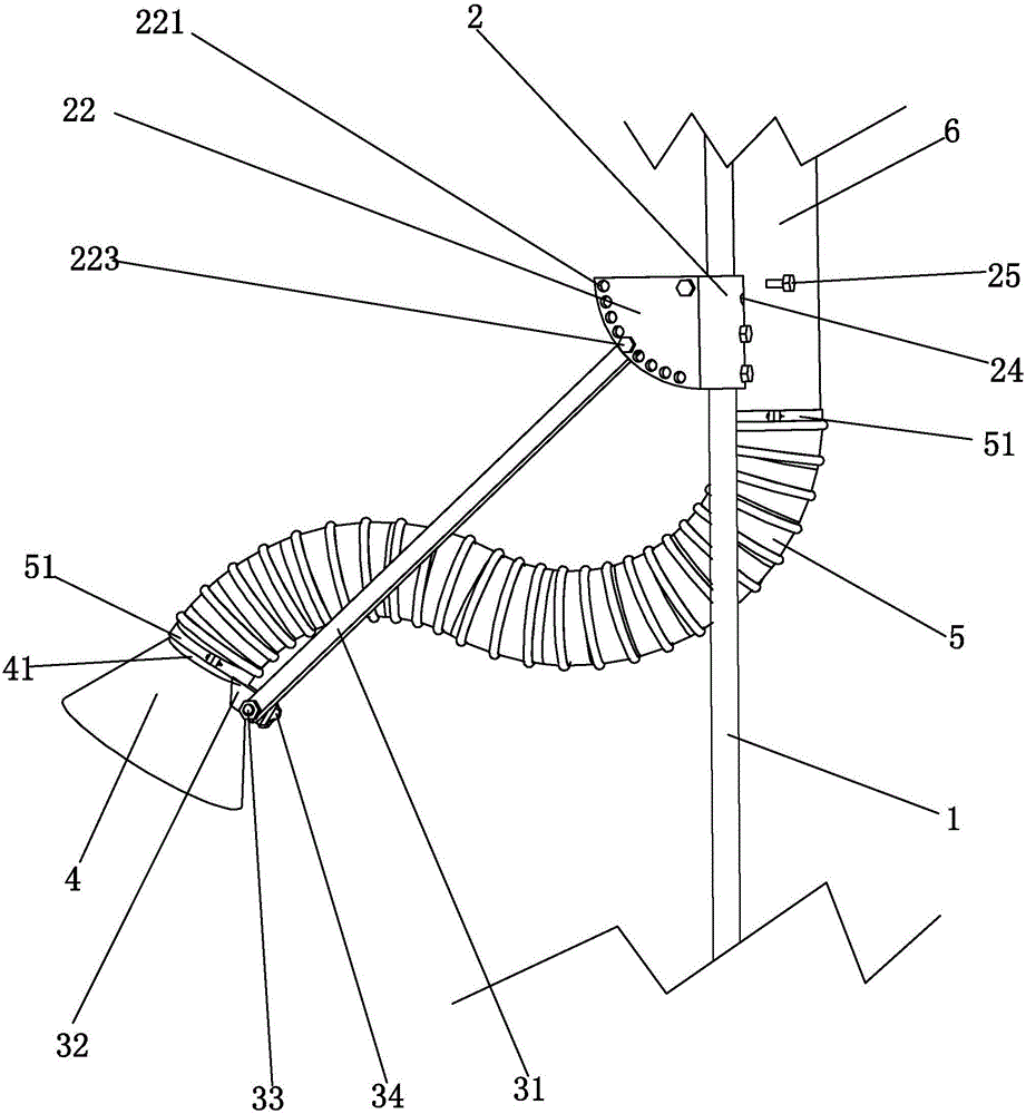 擠塑機粉末吸風機構的制作方法與工藝