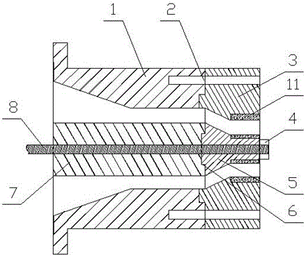 一种可快速更换的分体式模口的制作方法与工艺