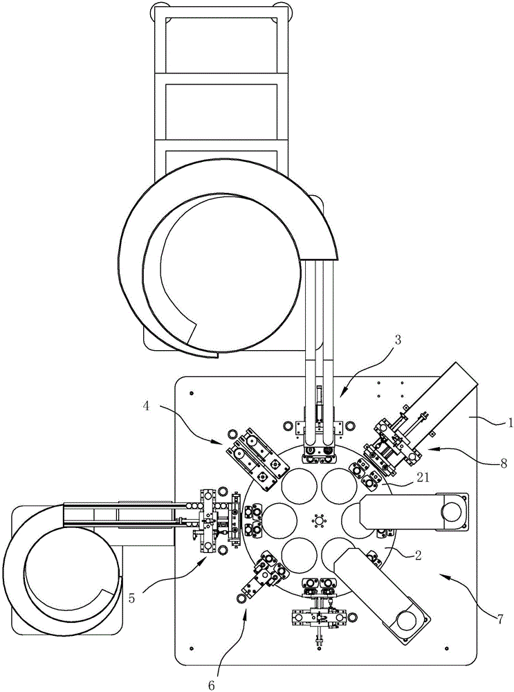 梳柄自动装配焊接机的手柄定位机构的制作方法与工艺